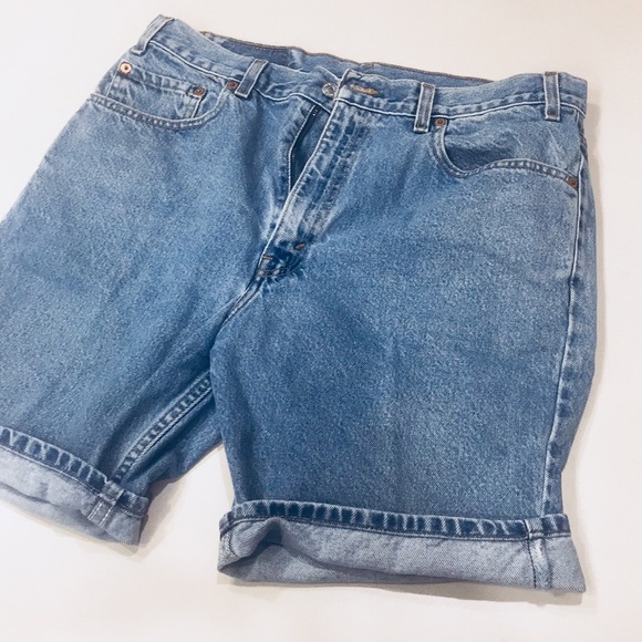 Levi’s 505 blue jean shorts 36w - Picture 5 of 5